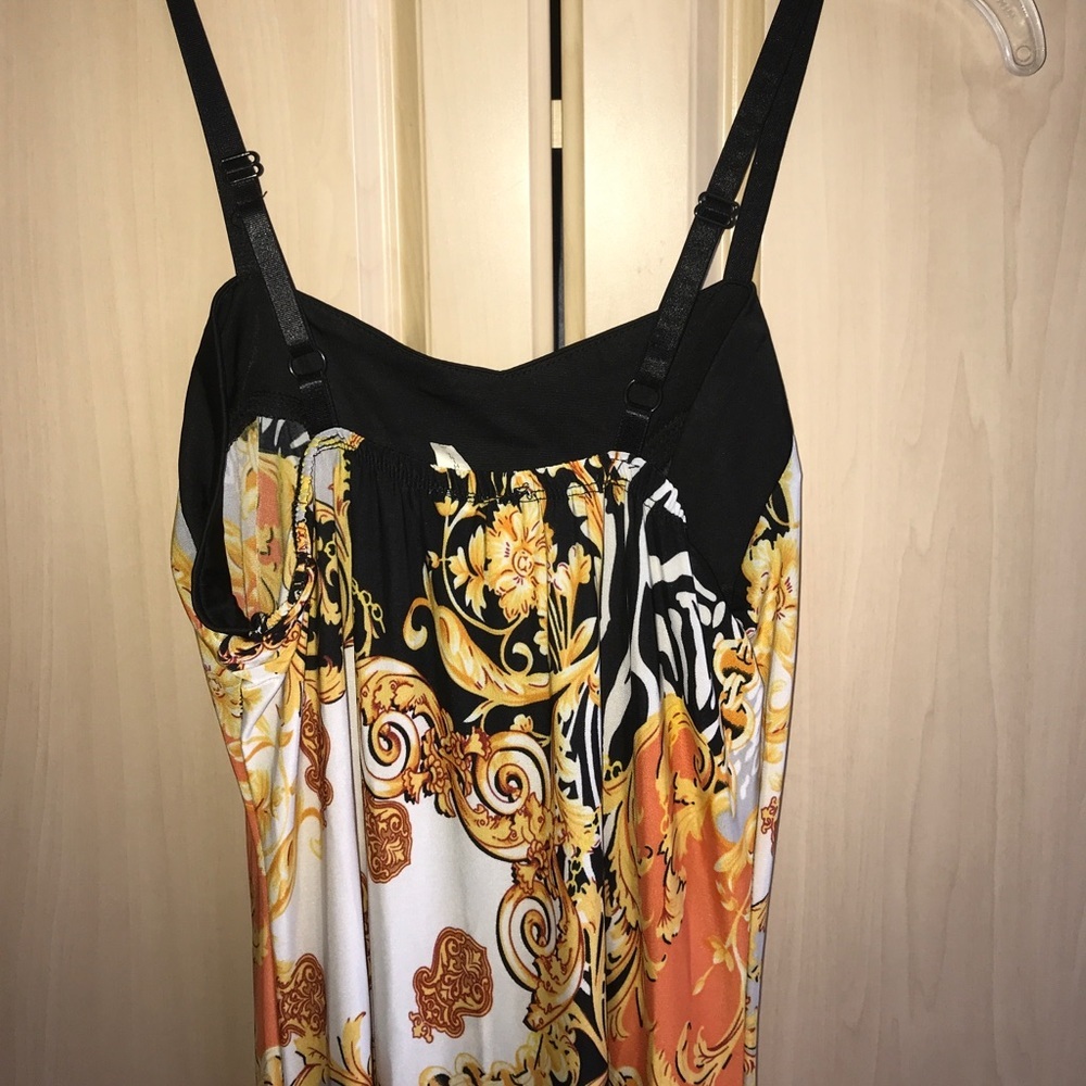 MAXI DRESS - COVER UP - BEACH PARTY Resort wear maxi dress STUNNING EUC - Picture 3 of 8